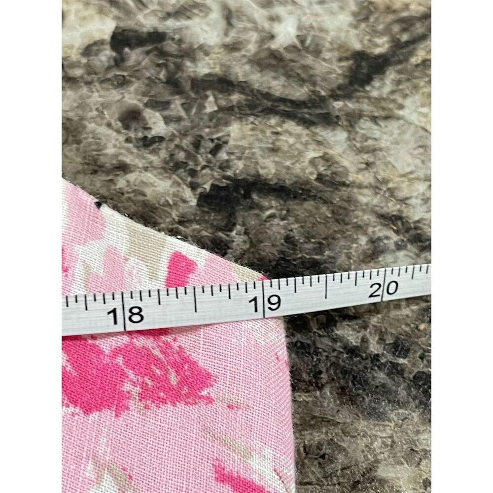Kim Rogers Women's Size 14 Pink Floral Sleeveless Midi Dress Casual sku140 - Picture 6 of 10